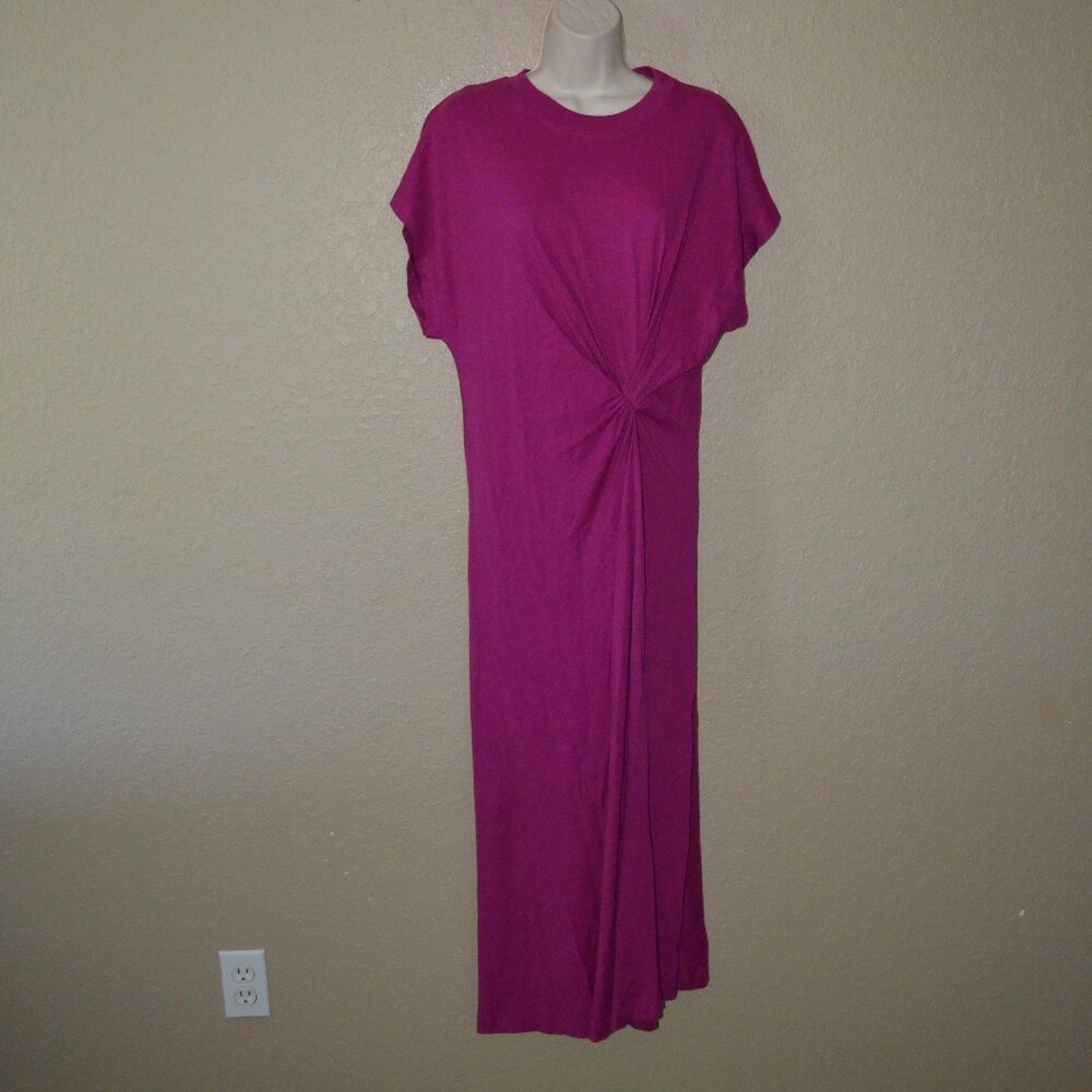 NWT $298 Apiece Apart Fuschia Volta Twist Maxi Dress - Picture 5 of 13